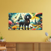 Toile Poodle In The Garden of Earthly Delights 3 (Insitu(Salon))