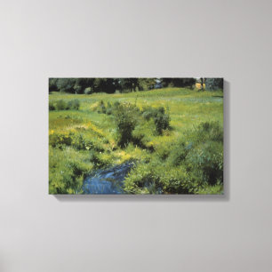 Toile Pool Medfield par Dennis Miller Bunker, Art Vintag