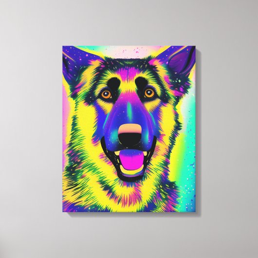 Toile Pop Art berger allemand (Recto)
