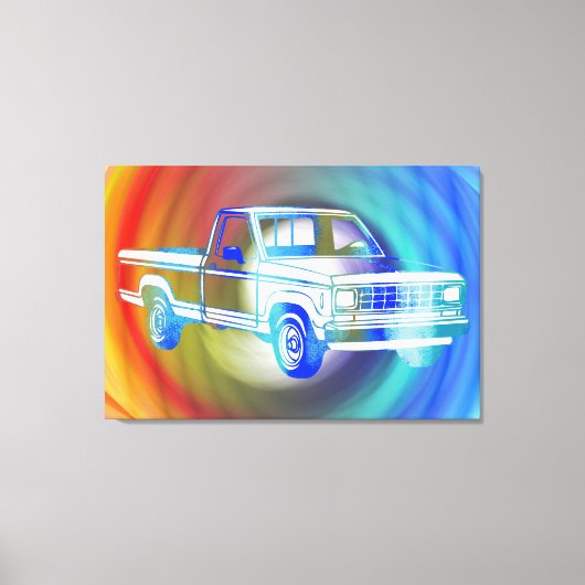 Toile Pop Art Classic Car (Recto)