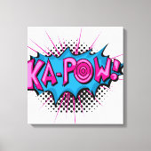 Toile Pop Art Comic Ka-Pow ! (Recto)