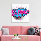 Toile Pop Art Comic Ka-Pow ! (Insitu(Salon))