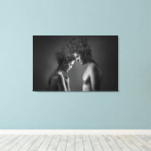 Toile Pop Art Couple (Insitu (Plancher de Bois))