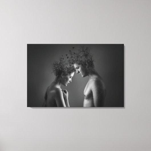 Toile Pop Art Couple (Recto)