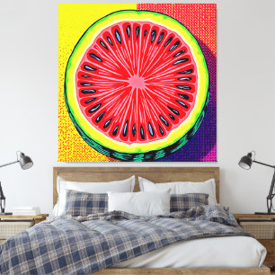 Toile Pop Art de la pastèque