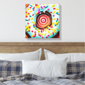 Toile Pop Art Donut (Insitu(Chambre))