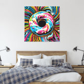 Toile Pop Art Donut (Insitu(Chambre))
