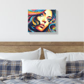 Toile Pop Art femme (Insitu(Chambre))