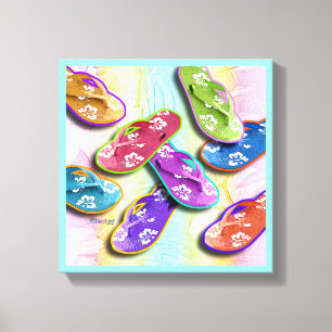 Toile Pop Art FLIP FLOTS Galerie Wrapper Canvas