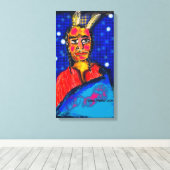 Toile Pop Art Indien #1 (Insitu (Plancher de Bois))