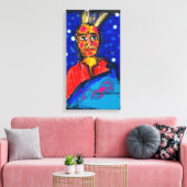 Toile Pop Art Indien #1 (Insitu(Salon))