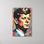 Toile Pop Art Jack JFK John F. Kennedy (Recto)