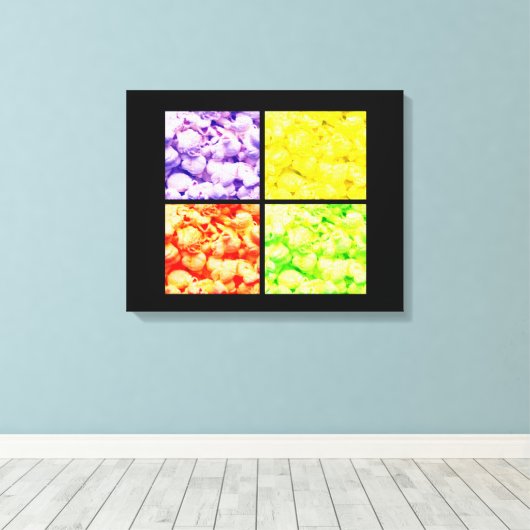 Toile Pop Art POPCORN (Insitu (Plancher de Bois))