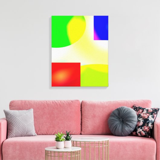 Toile Pop art réflexion (Insitu(Salon))