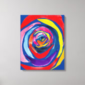 Toile pop art rose Abstrait (Recto)