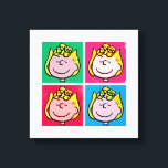 Toile Pop Art Sally | Mod pour vous Motif<br><div class="desc">Jetez un oeil à ce design super mignon avec Sally dans un motif pop art amusant.</div>