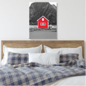 Toile Pop couleur de la maison rouge (Insitu(Chambre))