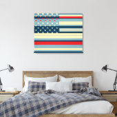 Toile Pop drapeau américain Art 2 (Insitu(Chambre))