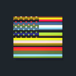 Toile Pop drapeau américain Art 6<br><div class="desc">American Flag Pop Art. Design est disponible sur d'autres produits.</div>