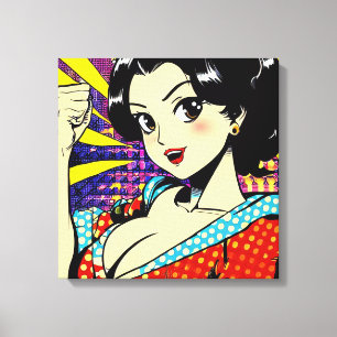 Toile Pop japonaise #3