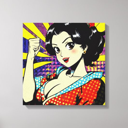 Toile Pop japonaise #3 (Recto)