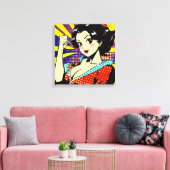 Toile Pop japonaise #3 (Insitu(Salon))