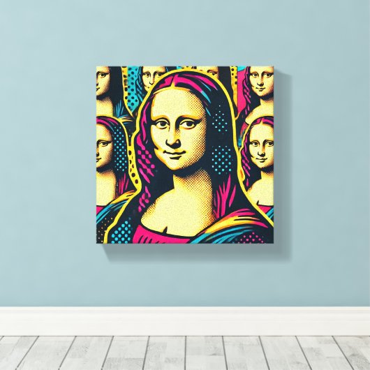 Toile Pop Lisa (Insitu (Plancher de Bois))