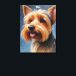 Toile Pop Pointillisme Yorkshire Terrier Art<br><div class="desc">Portrait de Yorkshire Terrier audacieux et ludique,  dans le style pop pointillisme. Des couleurs vives et des textures dynamiques donnent vie à la nature joyeuse du Yorkie. Parfait pour les amateurs de Yorkie qui apprécient les portraits créatifs et artistiques de chiens à la pointe de la modernité.</div>
