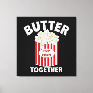 Toile Popcorn de film ensemble BUTTER