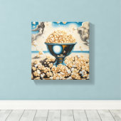 Toile Popcorn In A Silver Platter (Insitu (Plancher de Bois))