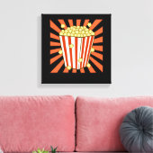 Toile Popcorn Lover Popcorns Nourriture Nourriture Graph (Insitu(Salon))