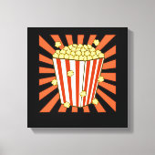 Toile Popcorn Lover Popcorns Nourriture Nourriture Graph (Recto)