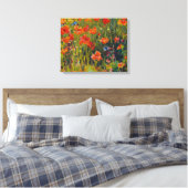 Toile Poppies Robert Vonnoh (Insitu(Chambre))