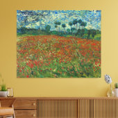 Toile Poppy field by Vincent van Gogh Fine Art (Insitu(Salon))
