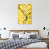Toile popsicle à cône de crème glacée jaune (Insitu(Chambre))