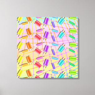 TOILE POPSICLES D'ART DE POP