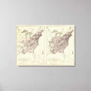 Toile Population 1830-1840 des USA