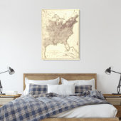 Toile Population américaine 1860 (Insitu(Chambre))