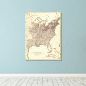 Toile Population américaine 1860 (Insitu (Plancher de Bois))