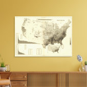 Toile population codée en couleur par comté (Insitu(Salon))