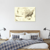 Toile population codée en couleur par comté (Insitu(Chambre))