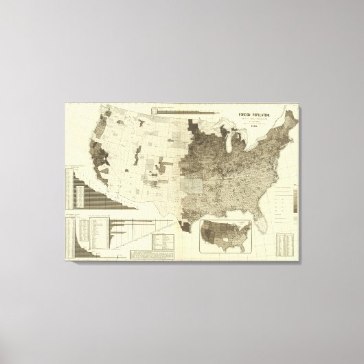 Toile Population étrangère par pays (Recto)
