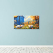 Toile Porcelets sur la ferme (Insitu (Plancher de Bois))