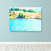 Toile Port Arthur Tasmania Australie Voyage (Insitu (Plancher de Bois))