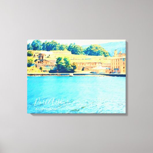 Toile Port Arthur Tasmania Australie Voyage (Recto)