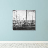 Toile Port baleinier, New Bedford (Insitu (Plancher de Bois))