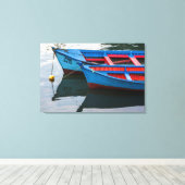 Toile Port d'Angelmo, bateaux de pêche. (Insitu (Plancher de Bois))