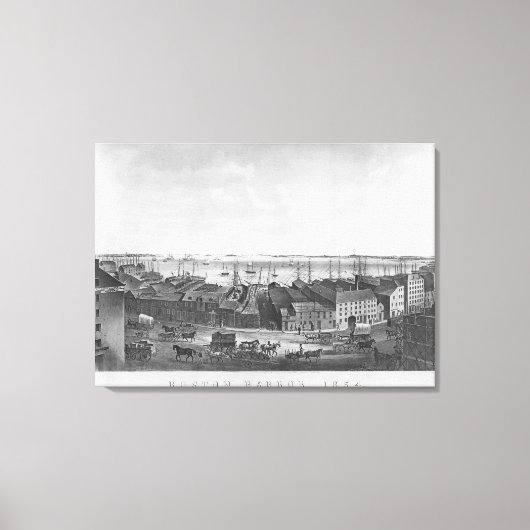 Toile Port de Boston, 1854 (Recto)