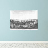Toile Port de Boston, 1854 (Insitu (Plancher de Bois))