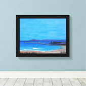 Toile Port de Dana signé (Insitu (Plancher de Bois))